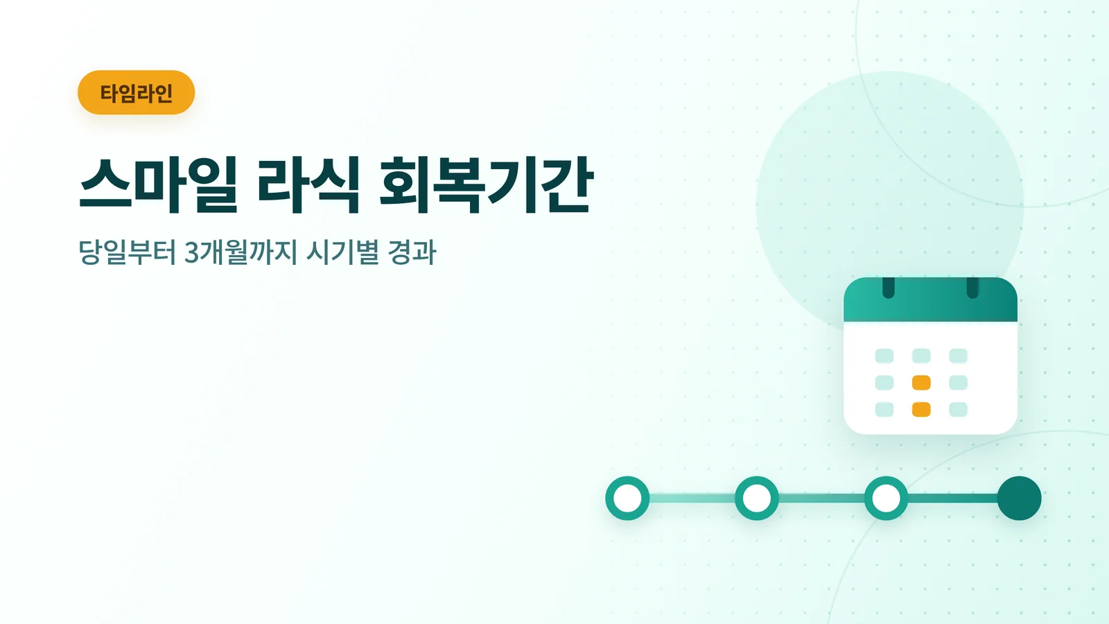 스마일 라식 회복기간