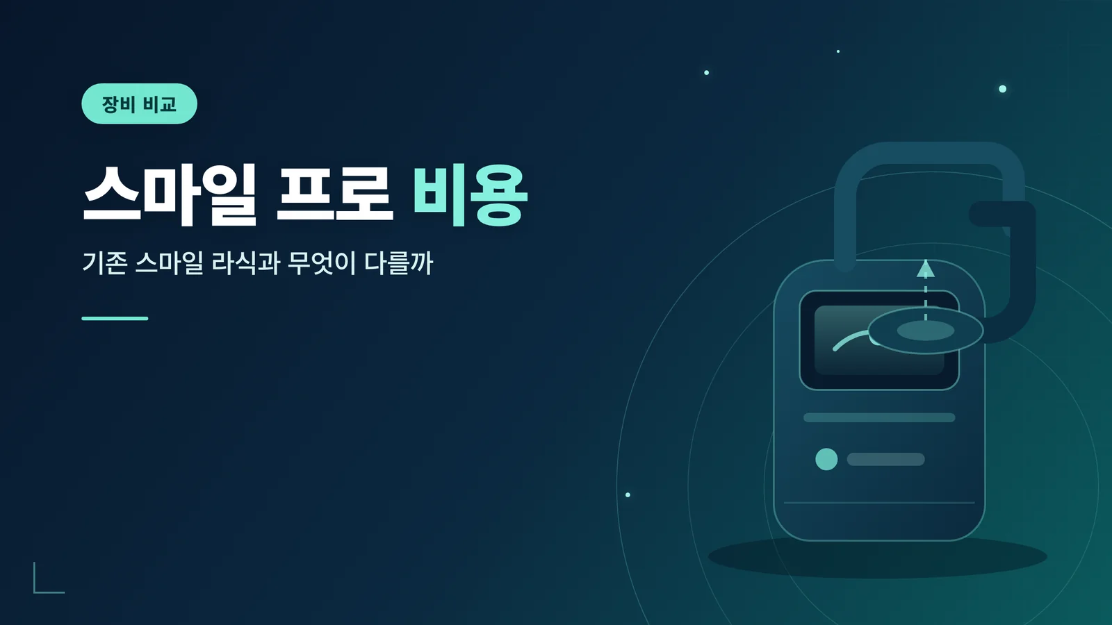 스마일 프로 비용